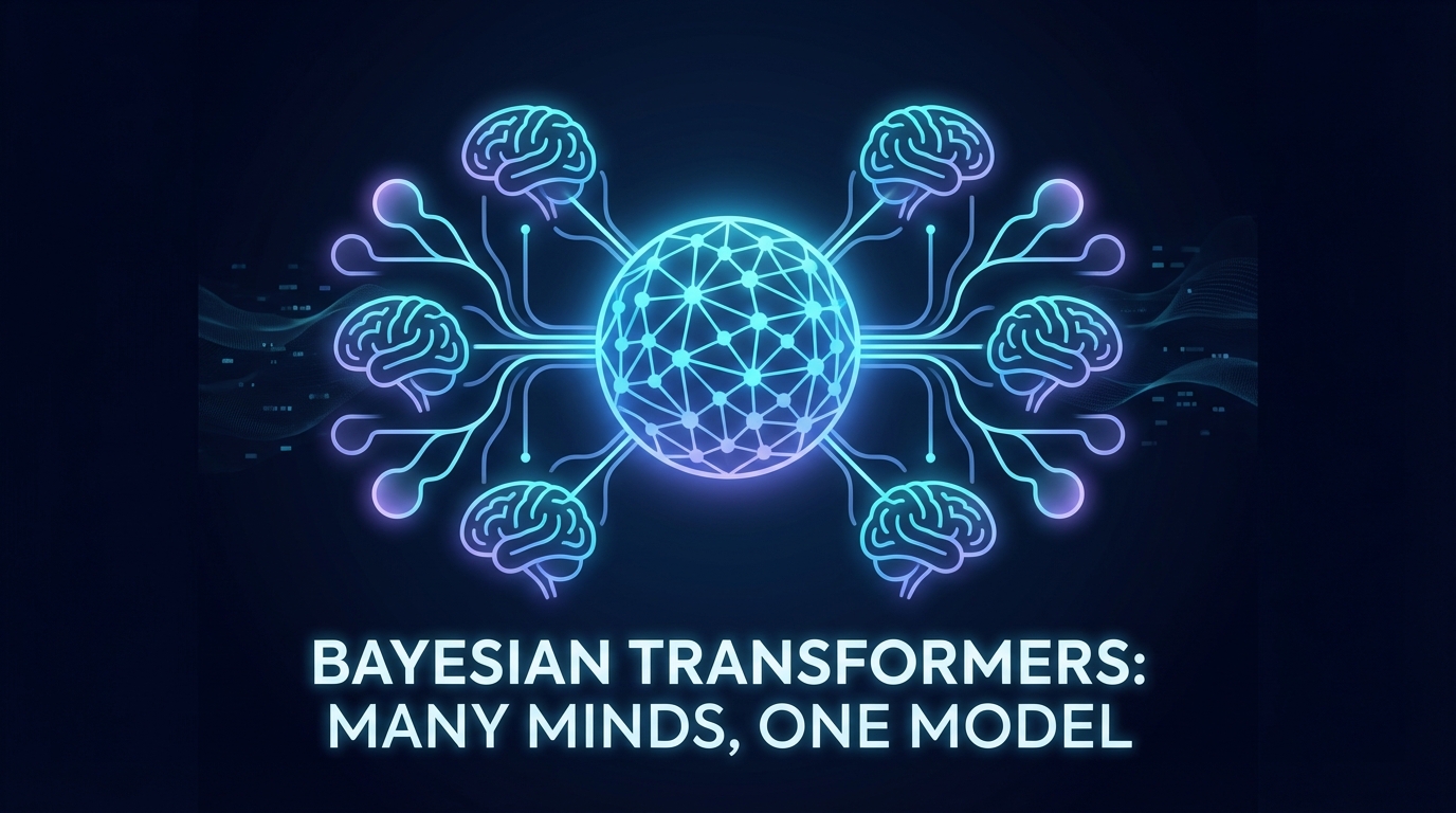 Many Minds from One Model: Bayesian Transformers for Population Intelligence