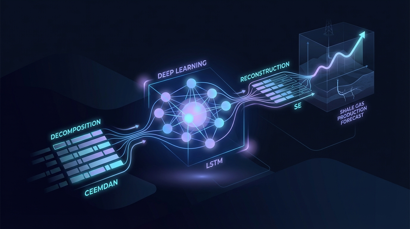 Hybrid deep-learning model to forecast the shale gas production based on decomposition-reconstruction principle