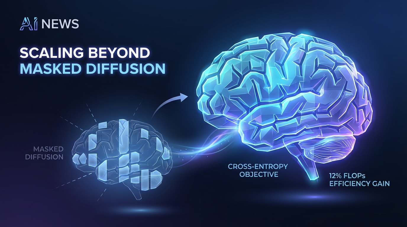 Scaling Beyond Masked Diffusion Language Models