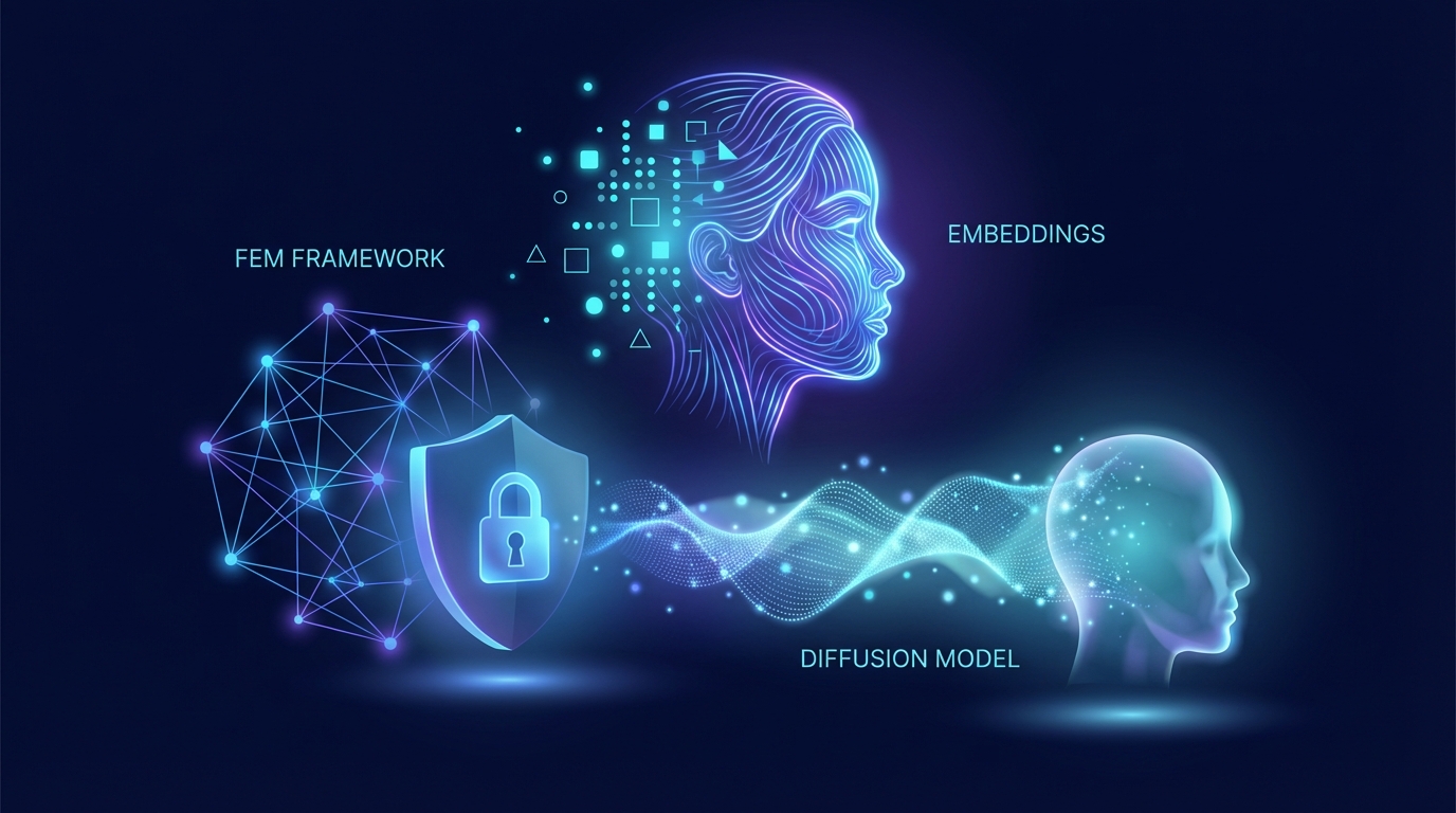 Realistic Face Reconstruction from Facial Embeddings via Diffusion Models