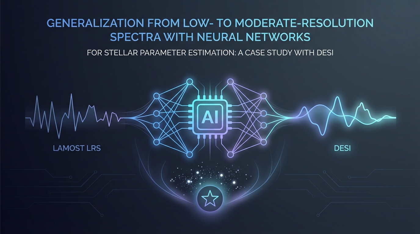 Generalization from Low- to Moderate-Resolution Spectra with Neural Networks for Stellar Parameter Estimation: A Case Study with DESI